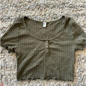 BP Olive Green Croptop